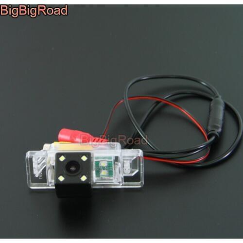 BigBigRoad Car Rear View Camera with Filter For Citroen C4 C5 C-Triomphe Peugeot 307cc Pathfinder Dualis Nissan QASHQAI X-TRAIL