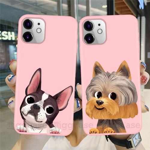 Phone Case For iPhone X XR XS MAX 8 7 6S 6 S Pug French Bulldog Silicone Soft Back Cover For Apple iPhone 8 7 6S SE 2020 Case