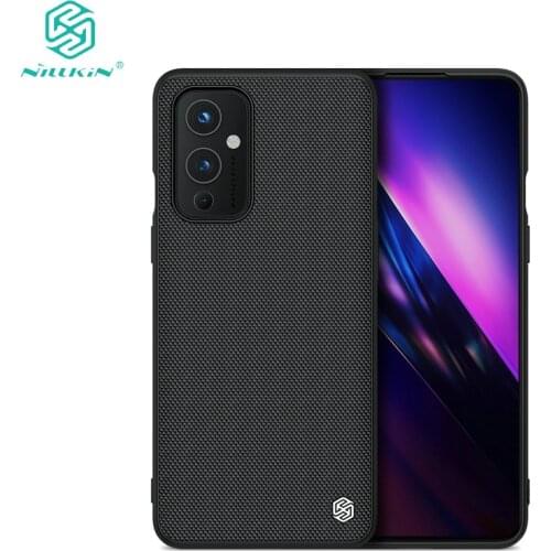 For OnePlus 9 Case Europe North America Version Textured Weaving Nylon Fiber Protective PC Back Cover for OnePlus9 IN/CN NILLKIN