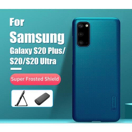 For Samsung Galaxy S20 case NILLKIN Frosted PC Matte hard back cover Gift Phone Holder for samsung s20 plus / S20 Ultra case