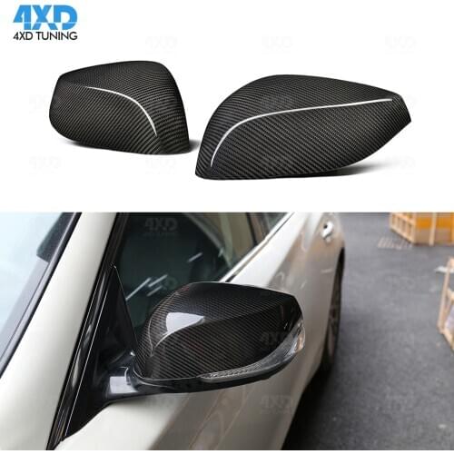 Q60 Dry Carbon Mirror Cover For Infiniti QX30 Q50 Q50S Q70 Side RearView mirror case Replacement 2014 2015 2016 2017 2018 2019