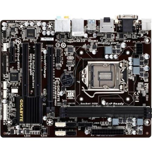 For Gigabyte GA-H81M-HD3 Original Used Motherboard H81M-HD3 H81 Socket LGA 1150 DDR3 USB3.0 SATA3.0