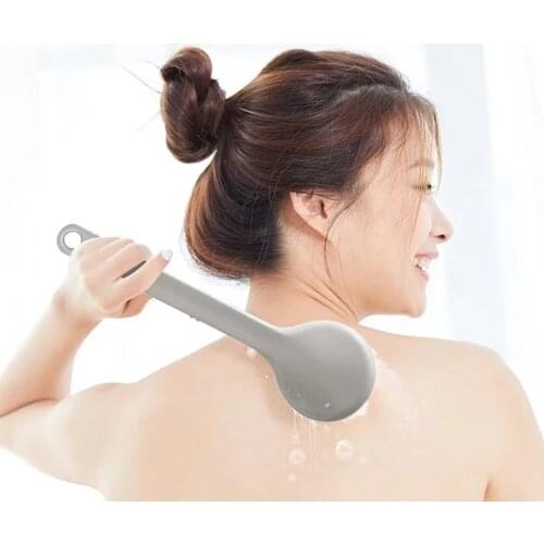 Long handle sponge brush for washing bath products for rubbing mud on the back shower hair brush