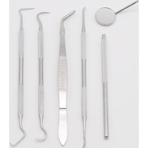Oral Tools With Bag Dentistry Instruments 1Set Teeth Scraper Waxing Carving Kit For Dentist Lab Tool