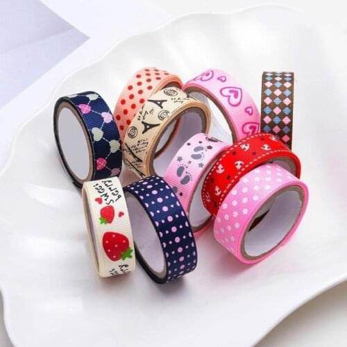 Striped/Grid/Flowers/Anchor Basic Solid Color Paper Washi Tape Adhesive Tape DIY Scrapbooking Sticker Label Masking Tape