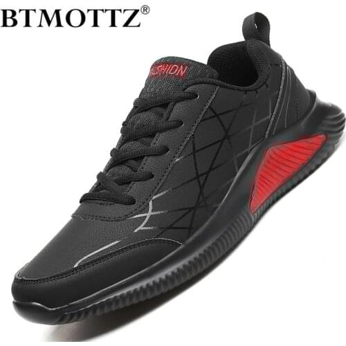 Leather Men Shoes Casual Shoes Men Brand Designer Outdoor Men Sneakers Breathable Mens Walking Shoes Trainers Zapatillas Hombre
