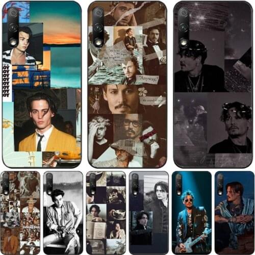 Johnny Depp Soft Cover Phone Case For Huawei P20 30 40 Pro Mate 20 30 40 Pro Honor 9x 10 30lite Y62019