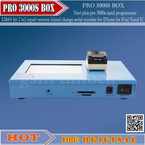 Navi plus pro 3000s nand programmer 32&64 bit 2 in1,repair remove icloud change serial number for iPhone foriPad Nand IC