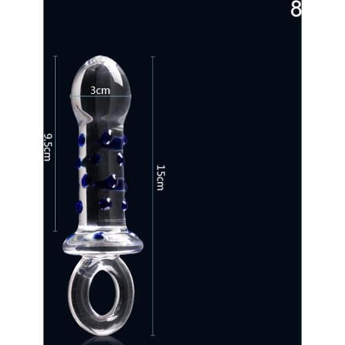 New Style Masturbation Glass Penis Suits Adult Appliances Massage Stick Realistic Dildo Big Dildo for Women -30