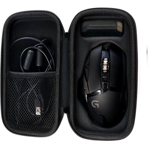 Portable EVA Hard Storage Bag for Logitech G502 Hero Domination Edition Wired Gaming Mechanical Mouse Shockproof Protection Box