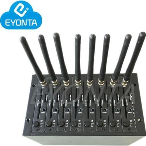 3G modem sim5320E 8 port gsm modem pool, bulk sms device with IMEI change by at command