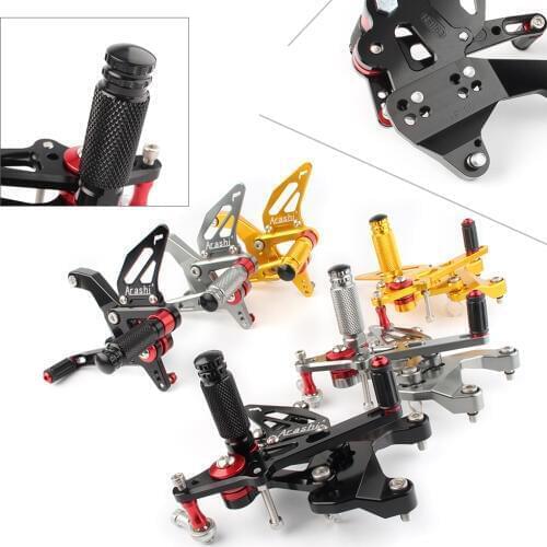 For Kawasaki Z900 Z 900 2017 2018 Motorbike Adjustable Rear Foot Pegs Pedals Footrest