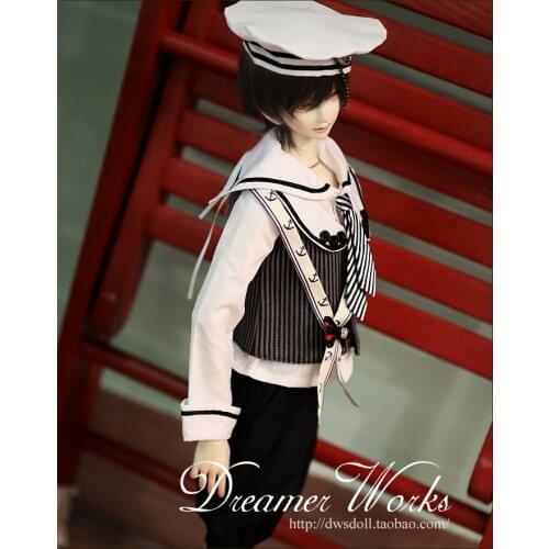 1/6 1/4 1/3 scale BJD Sailor suit for SD clothing BJD doll accessories,Not included doll,shoes,wig,and other accessories 18D1215