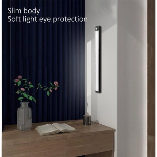 LED Night Light Motion Sensor Wireless USB Rechargeable 30cm Night lamp For Kitchen Cabinet Wardrobe Lamp For kitchen Cabinets