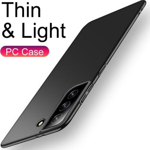 Ultra Thin PC Back Cover Case For Samsung Galaxy S21 S20 Fe Ultra S10 Plus A72 A52 A32 A71 A51 A31 A70 A50 A40 Hard Matte Shell