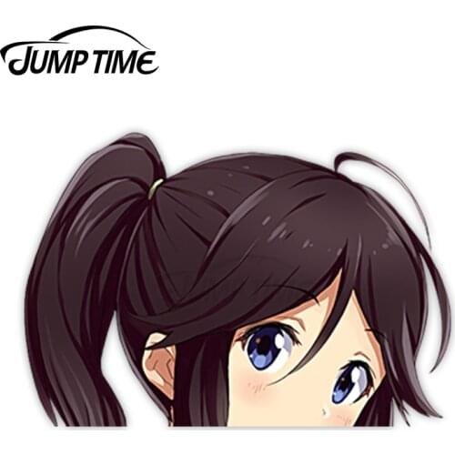 Jump Time Anime Hibike! Euphonium Kasaki Nozomi 1 9 Bumper Window Helmet Vinyl Decal Peeker Car Stickers