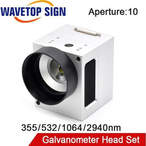 WaveTopSign 355nm 532nm 1064nm 2940nm Co2 Galvanometer Input Aperture 10mm Digital Signal use for Laser Marking Machine