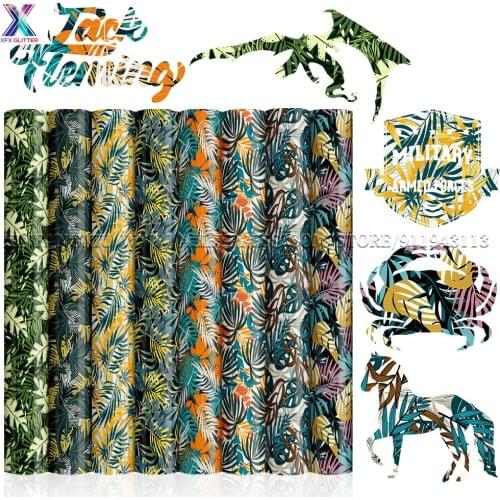 XFX Wholesale Infusible Transfer Ink Bundles 24pcs 12x12" Colorful Plants Ink Sublimation Transfer Paper for T-shirt Cricut Joy