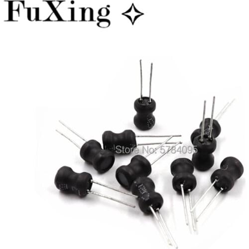 10pcs 0608 6*8mm I-shape Power Inductor Inductance Copper Coil 1MH 68uh 100uh 150UH 220 330 470 uH 2.2MH 3.3MH 4.7MH 10MH 6x8 mm