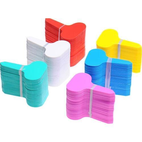 100 PCS Nursery Garden Plant Label Flower Marker Fruit Vegetable Seedling Tag Waterproof Sun-proof PP Plastic Label