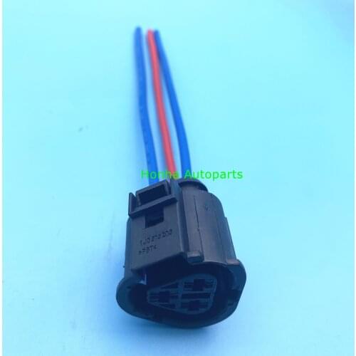 Free Shipping 2/5/10/20/50pcs 1J0 973 203 Temperature Control Switch Connector Coolant Rad Sensor Plug 1J0973203 wire harness