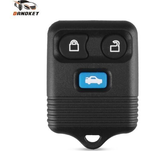 Dandkey Replacement 3 Buttons Remote Key Shell Fob Case For Ford Escape Transit MK6 Connect 2000-2006 Keyless Entry Auto Car Key