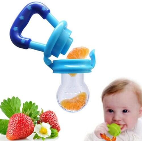 Safe baby feeding teethers newborn boy girl fruit and vegetable feeding bit teether device child nipple tool fresh food teeder