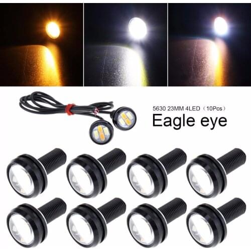 10Pcs / Set 23mm 5630 Lights Source 12V Car LED DRL Eagle Eye Daytime Running Warning Fog Light Auto Turning Signal