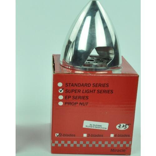 RC Airplane Parts 3.25inch/83mm CNC Aluminum Spinner 3.25" For 2 Blades Propeller DLE30/55 Engine