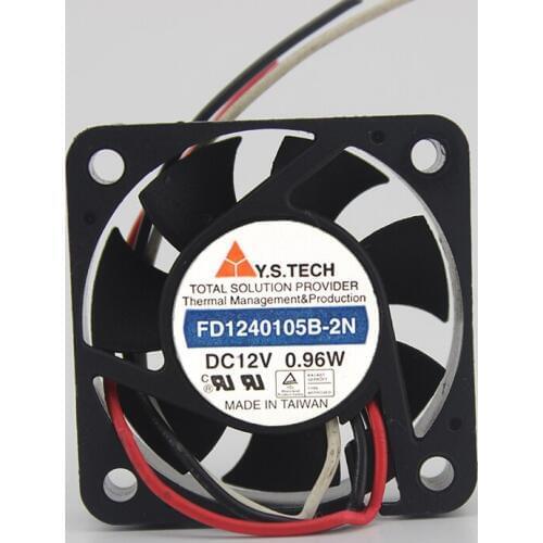 FD1240105B-2N 12V 0.96W 4CM 4010 2-wire cooling fan