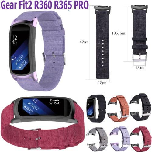 New Watch Wrist Band For Samsung Gear fit2 SM-R360 Strap nylon Watchband For Samsung Gear fit 2 Fit2 Pro SM-R365 Smart Bracelet
