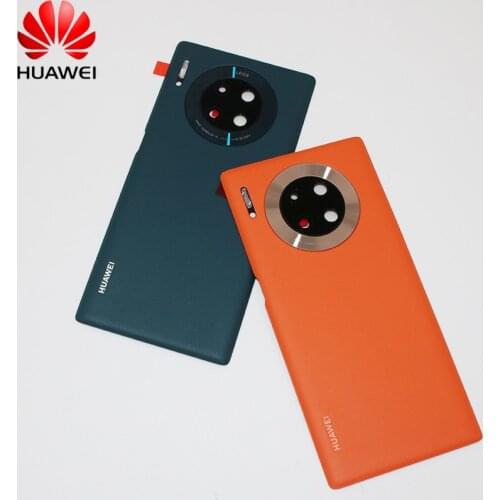 Original Leather Back Housing Door For Huawei Mate 30 Pro Back Battery Cover With Camera Glass Lens For huawei mate 30 Pro Mate