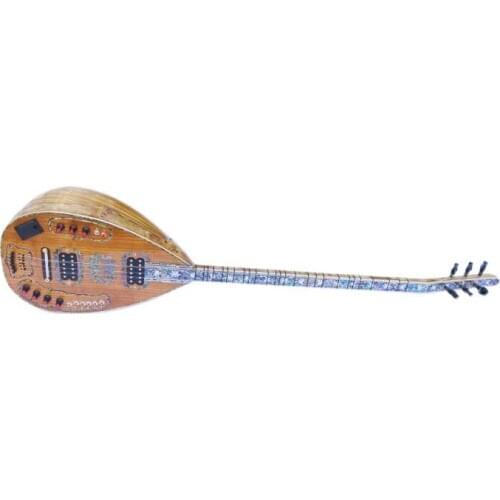 Premium Turkish String Musical Instrument Electric Baglama Saz Studio-4