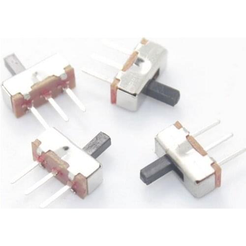 Interruptor on-off mini 1 Way 2 Band Slide Switch PCB Mount SS12d00G4