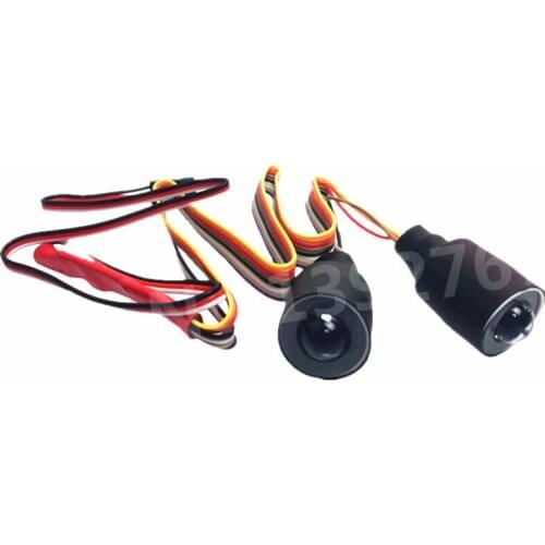 RC Wrangler With Channel Angel Eyes 17mm RC Simulation Climbing Lights Headlamps For 1/10 Scale Models Remote Control Cars