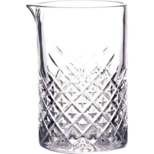 Kapmore Crystal Cocktail Mixing Glass Professional Bar Mixing Pitcher For Stirring Drinks Bartender Beaker Drinkware