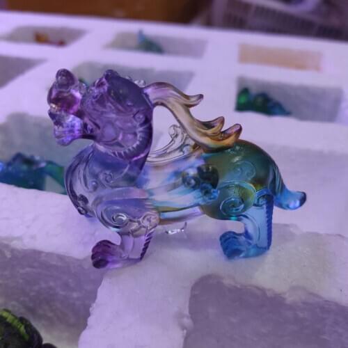 1pcs golden toads and loong feng shui layout to attract money town house mascot