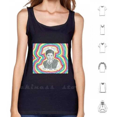 You're Tacky And I Hate You Tank Tops DIY Print School Of Rock Film Art Film Fan Jack Black Funny Film Movie Art