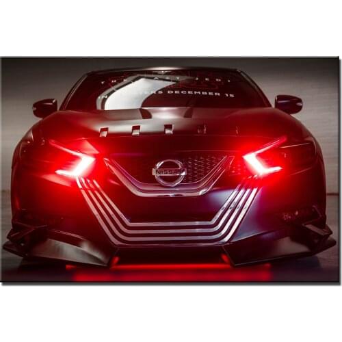 Nissan Maxima Kylo Ren Supercar Poster Custom Home Decoration Fashion Canvas Fabric Wall Art Wallpaper