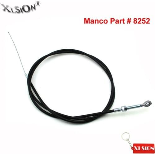 XLSION Enhanced Eyelet 61" Long Throttle Cable 53'' Casing For Manco Part 8252 ASW Go Kart Buggy