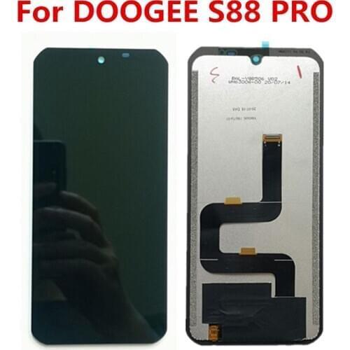 New Original DOOGEE S88 PRO LCD Display+Touch Screen Digitizer Assembly LCD +Tools For Doogee S88 Pro Android 10 OS 6.3'' Phone