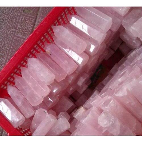 1KG 2.2LB NATURAL ROSE QUARTZ CRYSTAL POINTS HEALING Wholesales Price,Free Shipping