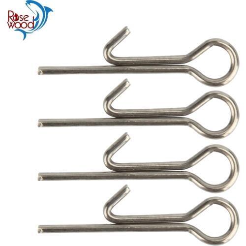 100PCS/Lot 19mm Fishing Hook Connecting Pins Needle Fixed Lock Assist Soft Lure Fishing Accessories Tools