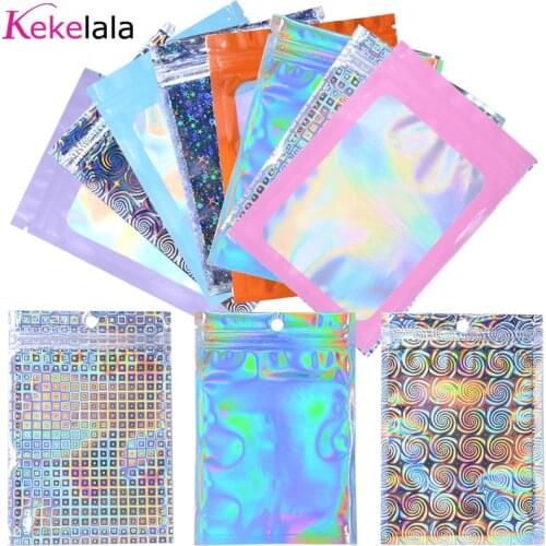 Wholesale Zip Lock False Eyelash Packaging Bags for Cosmetic goods Pretty Empty 3D Lashes Packing Box in Bulk Custom Logo