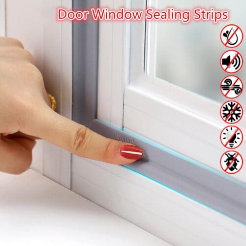 100CM Wearable Door Window Sealing Strips Pu foam Self Adhesive Tape Waterproof Dustproof Sealing Tape Sound Insulation Tools