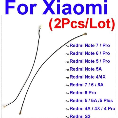 Signal Antenna Flex Ribbon For Xiaomi Redmi Note 3 S 4 5 6 7 S2 X A Pro Plus Prime Global Signal Wifi Connector Flex Cable Parts