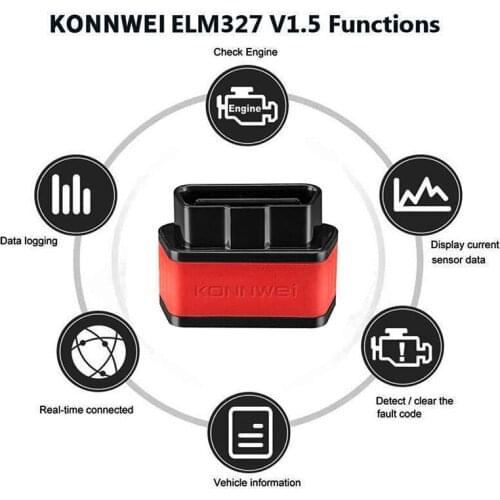 KW903 Wireless Wifi OBD2 Scanner 12V Diagnostic Code Reader for Android and iOS Auto Scanner Code Reader KONNWEI
