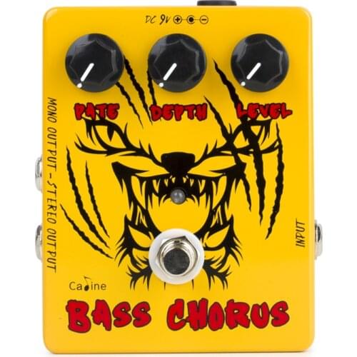 Caline CP-83 The Pumpkin Carver Bass Chorus Effect Pedal