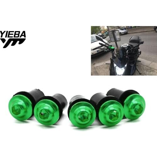 For KAWASAKI ZZR1200 ZX9R ZXR400 ZZR600 VERSYS1000 Z1000 ZX10R Motorcycle Windshield Windscreen Bolt Screw Nut Fastener Kit
