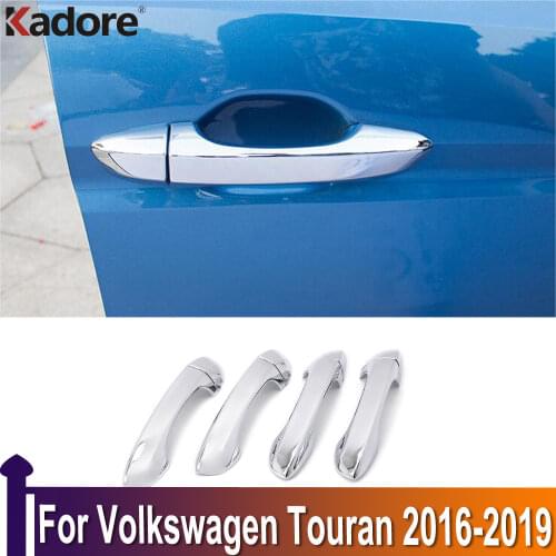 For Volkswagen Touran 2016 2017 2018 2019 Chrome Side Door Handle Cover Trim Car Styling Auto Accessories